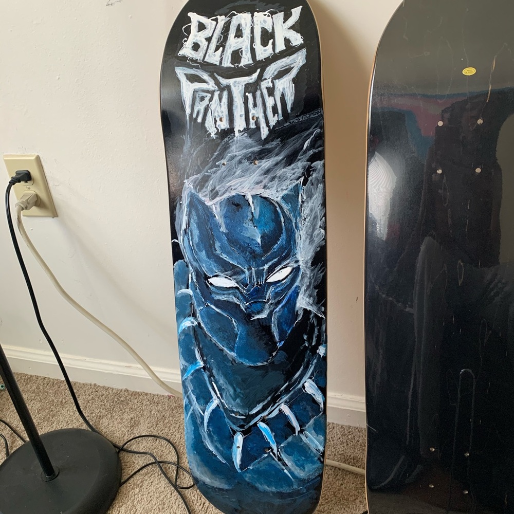 Black panther skateboard